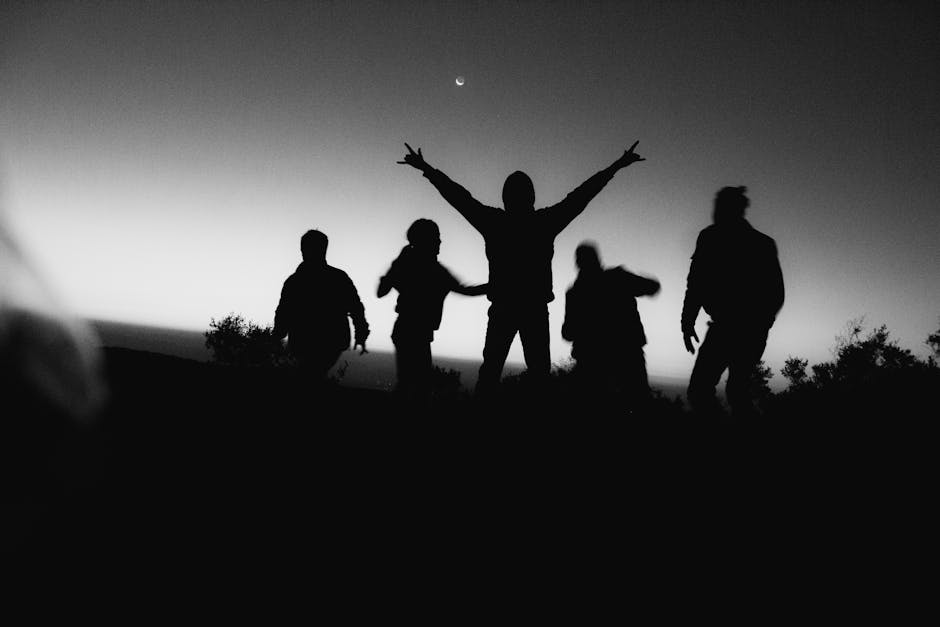 People watching eclipse