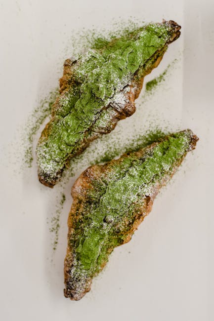 Matcha Almond Croissant