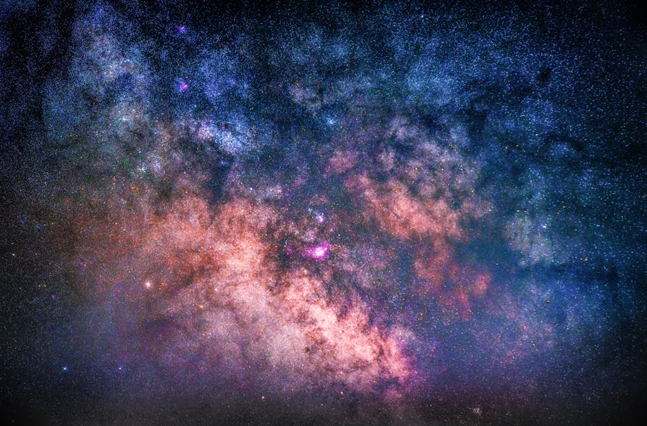 Deep space galaxy nebula