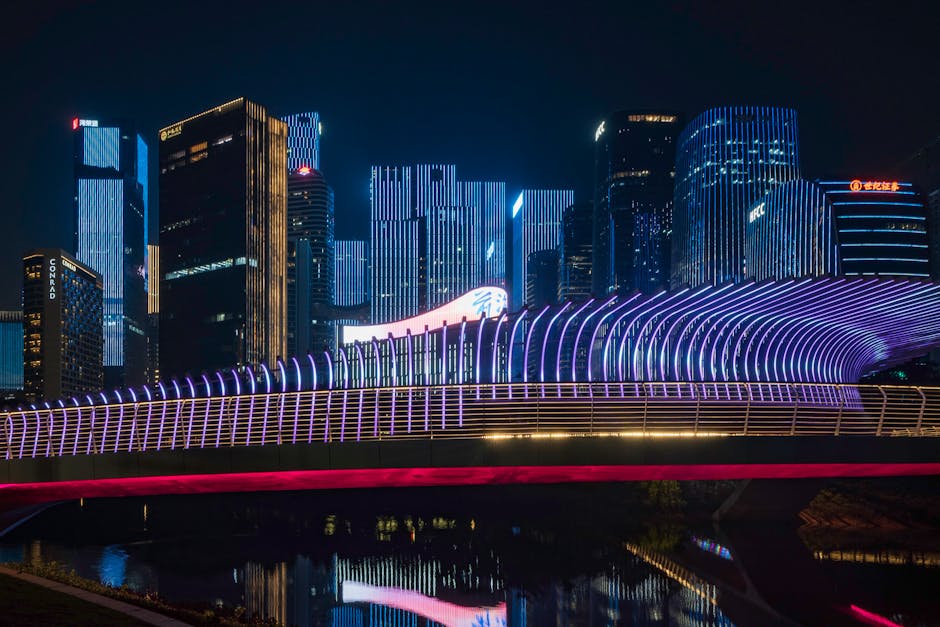 Futuristic City Skyline