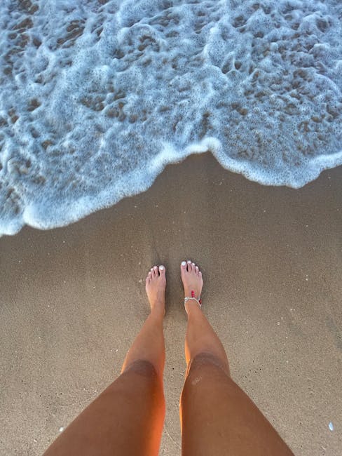 Walking Barefoot on Sand